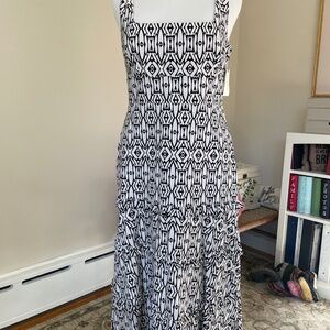 Anthropologie Black/White dress size XL